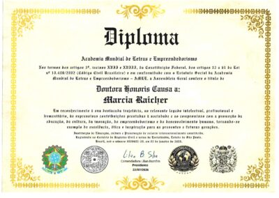 Título de Doutora Honoris Causa pela AMLE